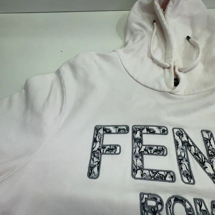 Fendi FENDI Floral Logo Print Hoodie 0079 Size US S / EU 44-46 / 1 - 9 Thumbnail