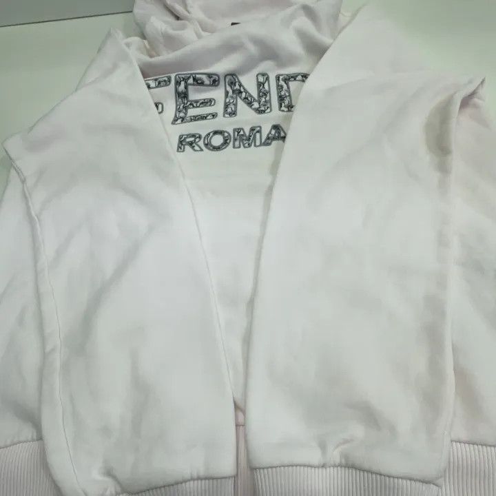 Fendi FENDI Floral Logo Print Hoodie 0079 Size US S / EU 44-46 / 1 - 13 Thumbnail
