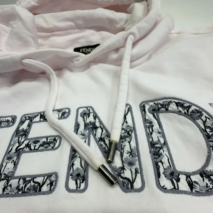 Fendi FENDI Floral Logo Print Hoodie 0079 Size US S / EU 44-46 / 1 - 8 Thumbnail