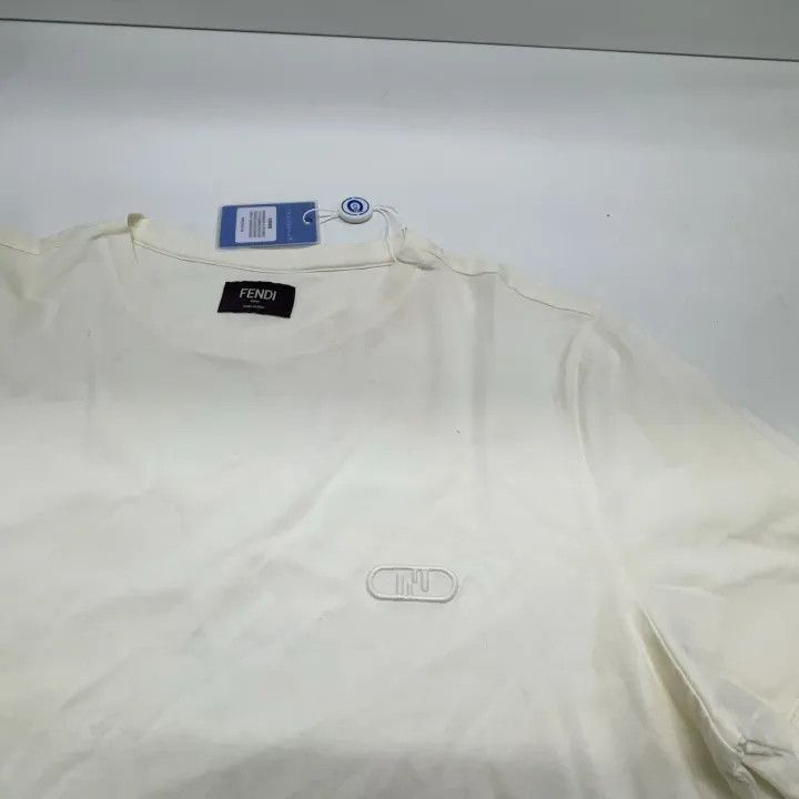 Fendi Fendi FW22 Embroidered Short Sleeve T-Shirt 0079 Size US S / EU 44-46 / 1 - 10 Thumbnail