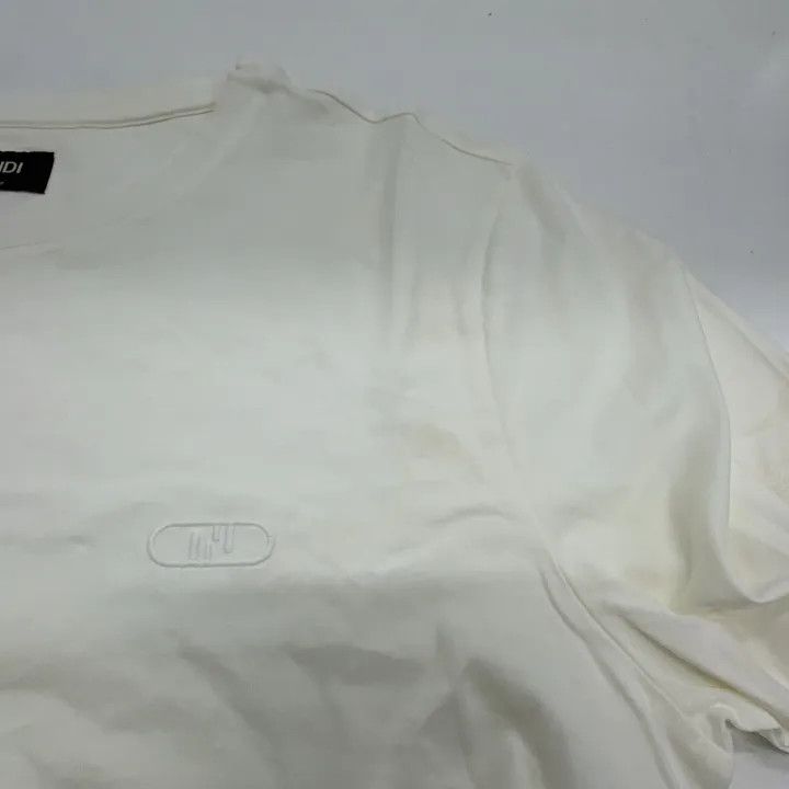 Fendi Fendi Embroidered Knit Short Sleeve T-Shirt 0079 Size US L / EU 52-54 / 3 - 7 Thumbnail