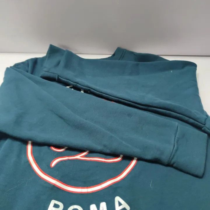 Fendi Fendi Blue Casual Loose Sweatshirt 0079 Size US XS / EU 42 / 0 - 6 Thumbnail