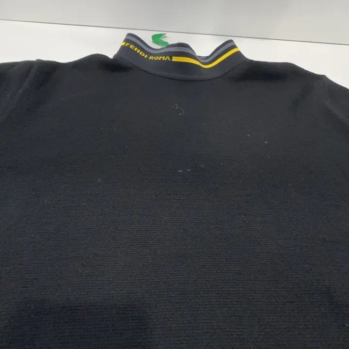 Fendi Fendi Black Turtleneck Slim Fit Sweater 0079 Size US L / EU 52-54 / 3 - 10 Thumbnail