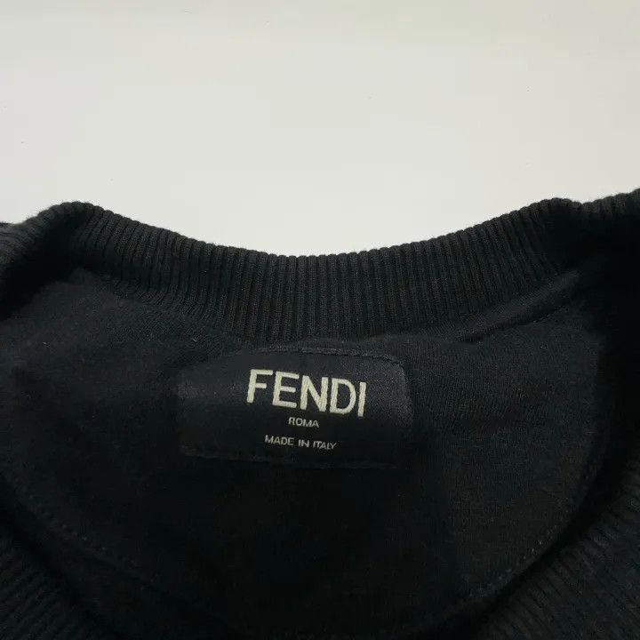 Fendi Fendi Black Printed Long Sleeve Sweater for Men 0079 Size US L / EU 52-54 / 3 - 4 Thumbnail