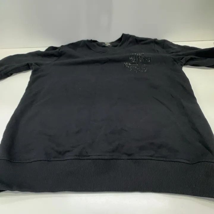 Fendi Fendi Black Printed Long Sleeve Sweater for Men 0079 Size US L / EU 52-54 / 3 - 9 Thumbnail