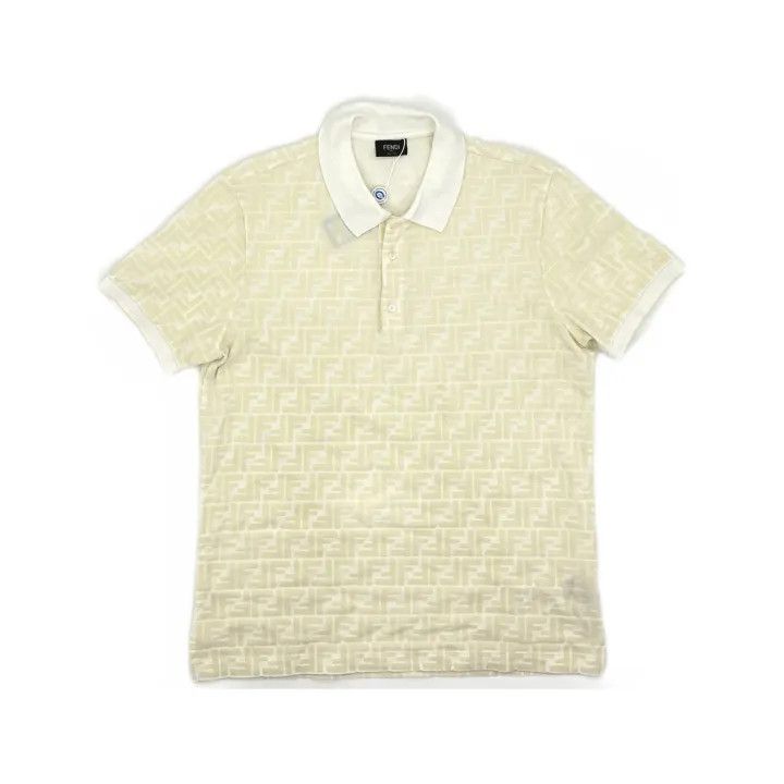 Fendi Fendi Short Sleeve Polo Shirt for Men 0079 Size US L / EU 52-54 / 3 - 2 Thumbnail