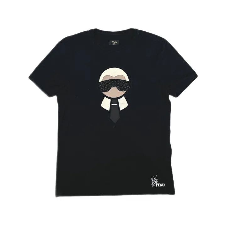 Fendi Fendi Cartoon Graphic Short Sleeve T-Shirt 0079 Size US L / EU 52-54 / 3 - 2 Thumbnail