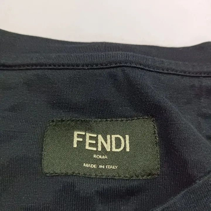Fendi Fendi Casual Black T-shirt 0079 Size US L / EU 52-54 / 3 - 2 Thumbnail