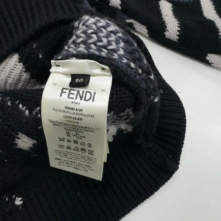 Fendi Fendi Casual Pullover Knit Sweater 0079 Size US L / EU 52-54 / 3 - 4 Thumbnail