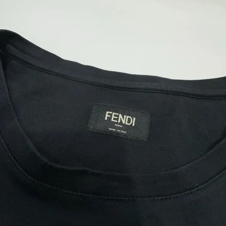 Fendi Fendi Simple Comfortable Casual Short Sleeve T-Shirt 0079 Size US XL / EU 56 / 4 - 6 Thumbnail