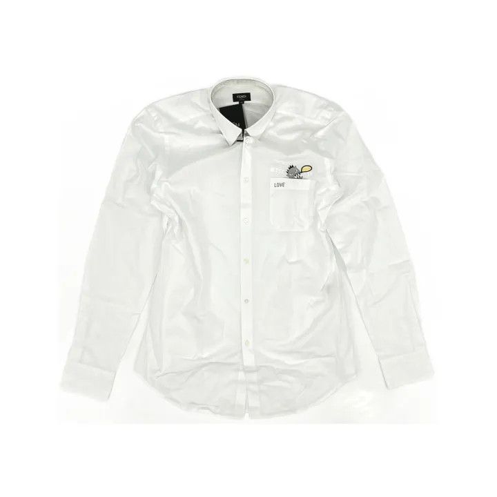 Fendi Fendi Casual Long Sleeve Shirt 0079 Size US M / EU 48-50 / 2 - 2 Thumbnail