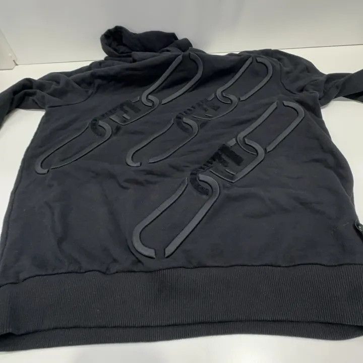 Fendi Fendi Black Printed Hooded Sweatshirt for Men 0079 Size US M / EU 48-50 / 2 - 11 Thumbnail