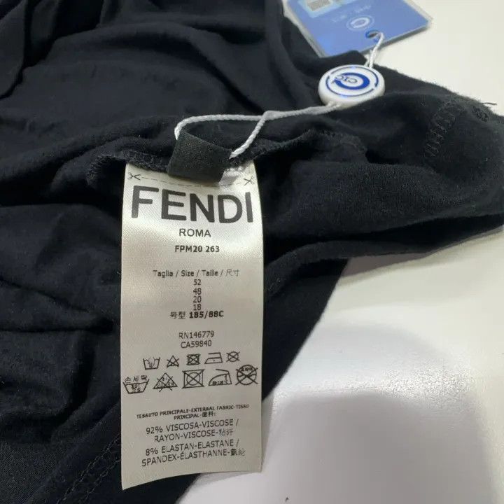 Fendi Fendi Casual Short Sleeve Printed T-Shirt 0079 Size US L / EU 52-54 / 3 - 4 Thumbnail