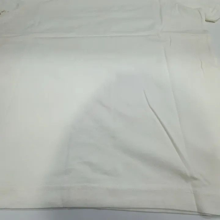 Fendi Fendi White Embroidered Cotton Crew Neck T-Shirt 0079 Size US M / EU 48-50 / 2 - 16 Thumbnail