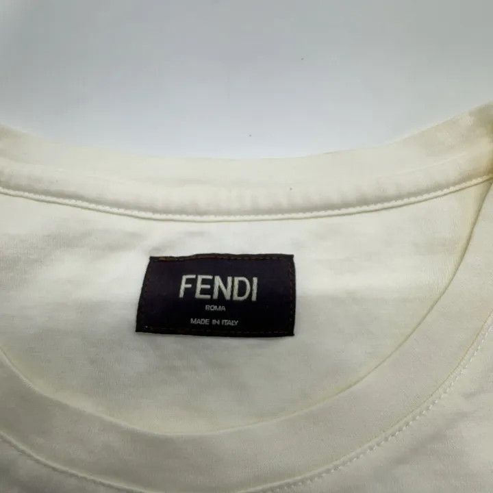 Fendi Fendi FW22 Embroidered Short Sleeve T-shirt 0079 Size US M / EU 48-50 / 2 - 6 Thumbnail