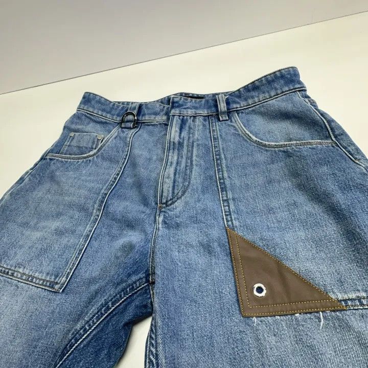 Fendi Fendi SS23 Men’s Denim Shorts with Zip 0079 Size US 32 / EU 48 - 7 Thumbnail