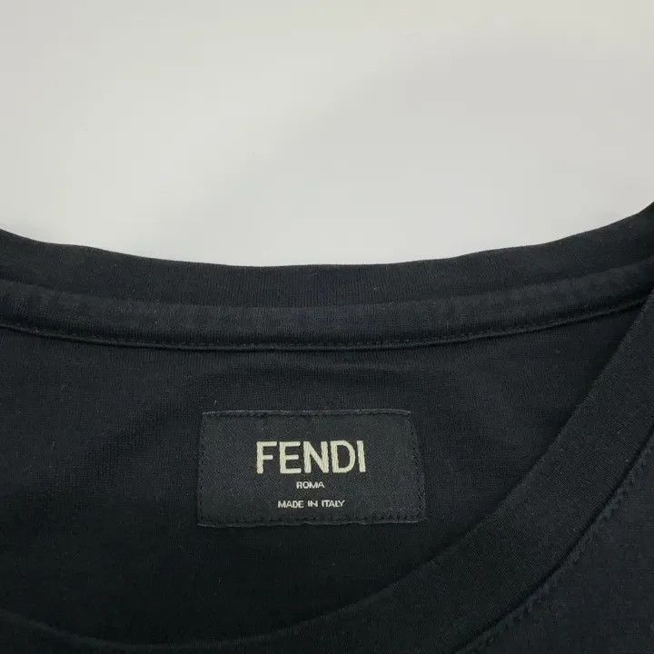 Fendi Fendi Logo Print Regular Fit T-Shirt 0079 Size US L / EU 52-54 / 3 - 5 Thumbnail