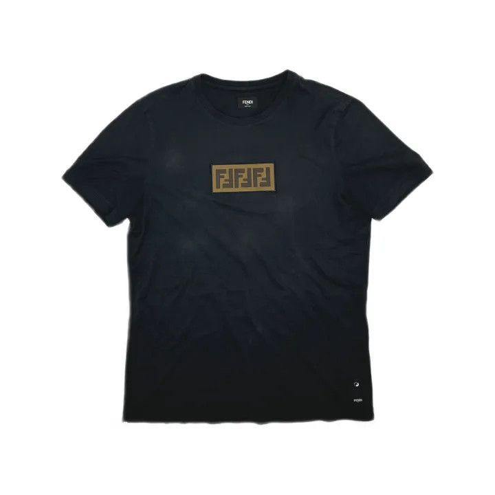 Fendi Fendi Logo Print Regular Fit T-Shirt 0079 Size US L / EU 52-54 / 3 - 2 Thumbnail