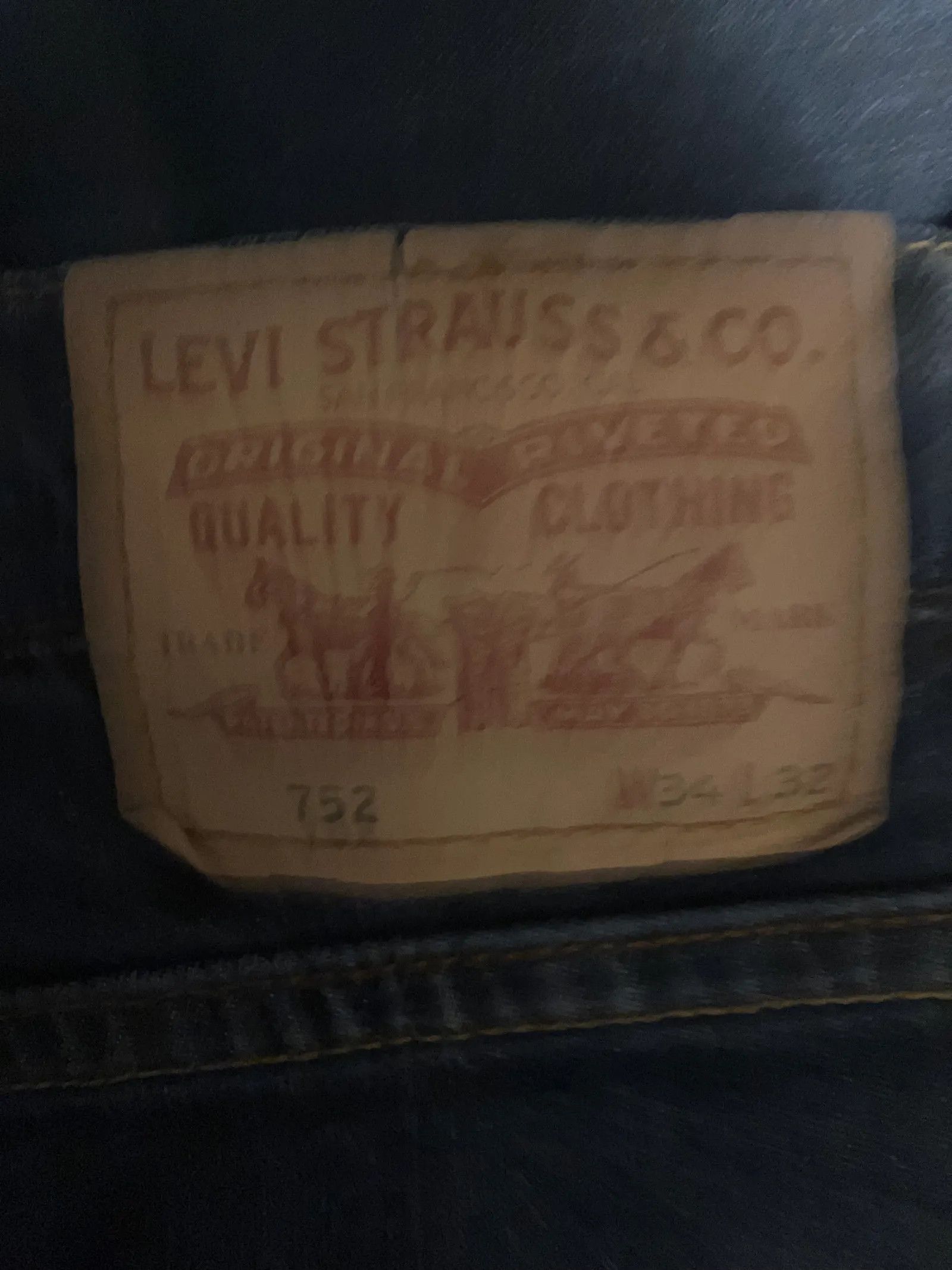 Levi's Levi's 752 Jeans Size 25" / US 0 / IT 36 - 2 Thumbnail