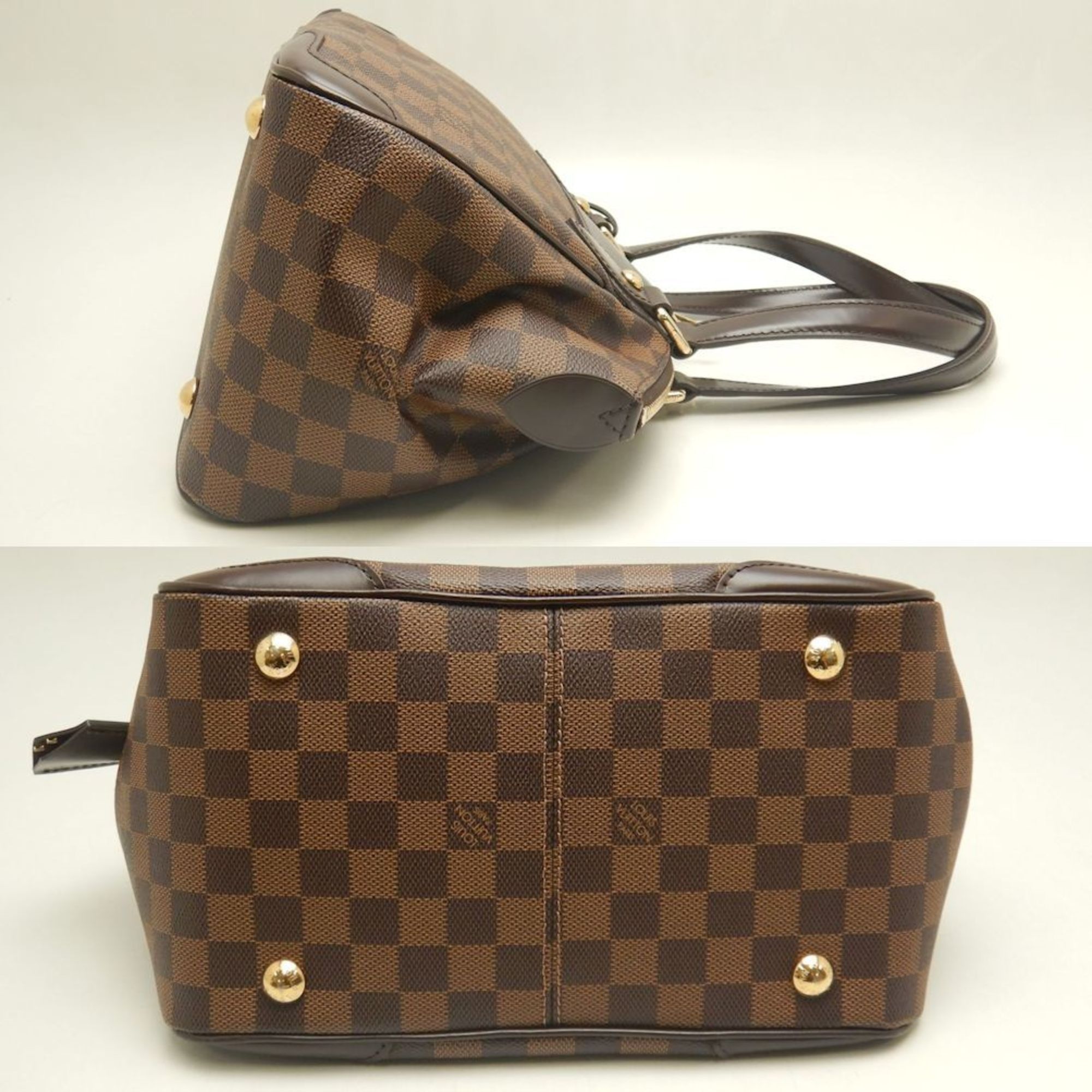 Louis Vuitton Louis Vuitton Damier Verona PM N41117 Handbag Ebene 252866 Size ONE SIZE - 4 Thumbnail