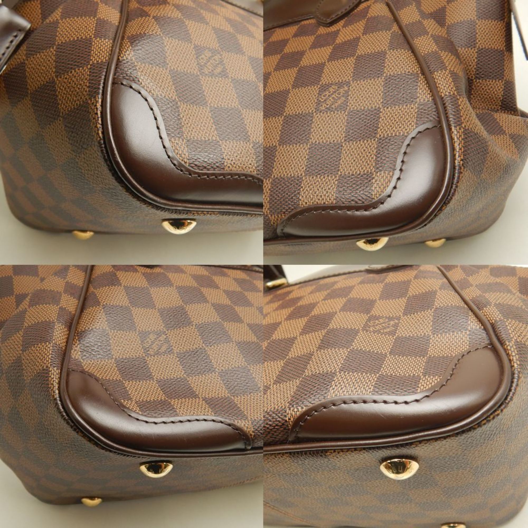 Louis Vuitton Louis Vuitton Damier Verona PM N41117 Handbag Ebene 252866 Size ONE SIZE - 7 Thumbnail
