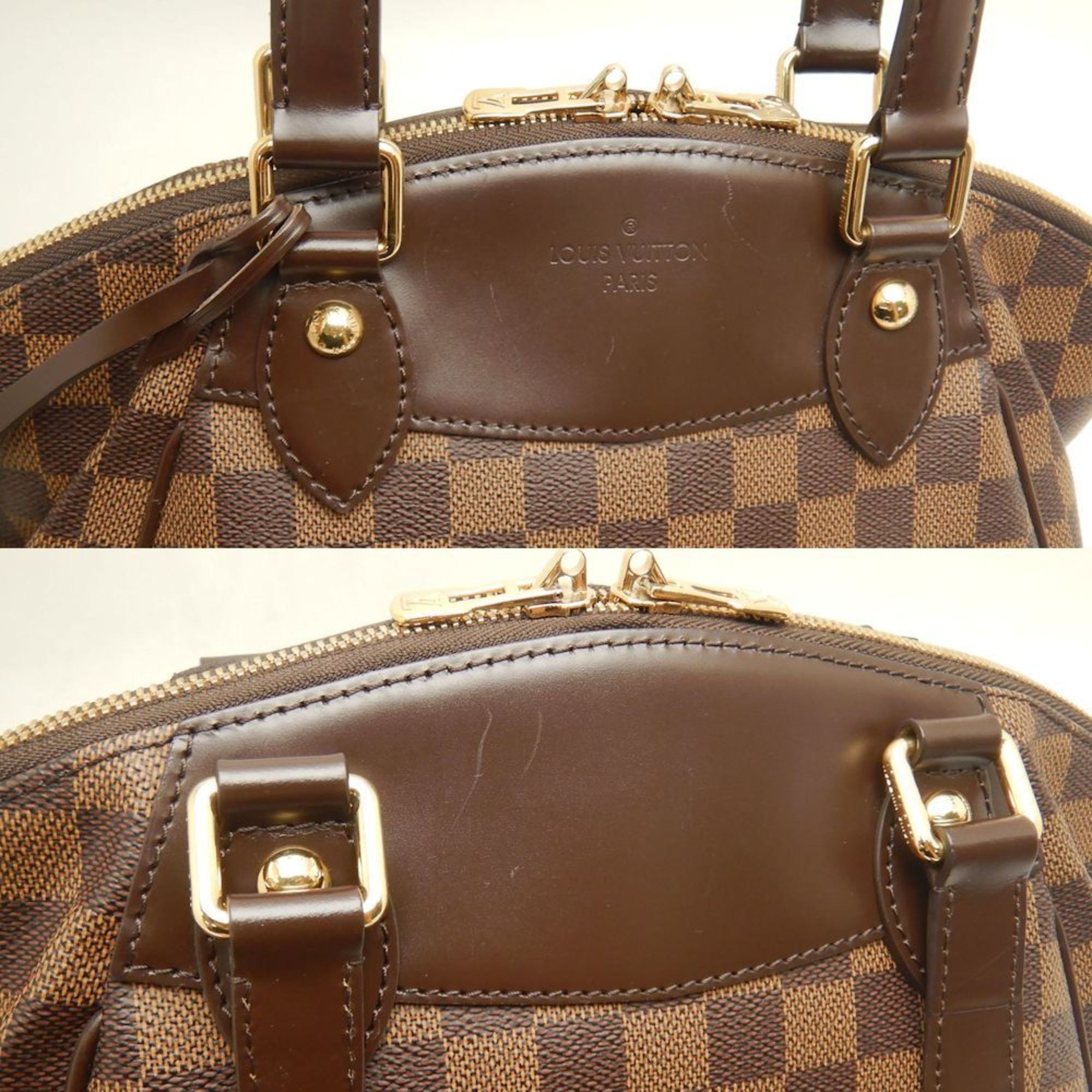 Louis Vuitton Louis Vuitton Damier Verona PM N41117 Handbag Ebene 252866 Size ONE SIZE - 5 Thumbnail