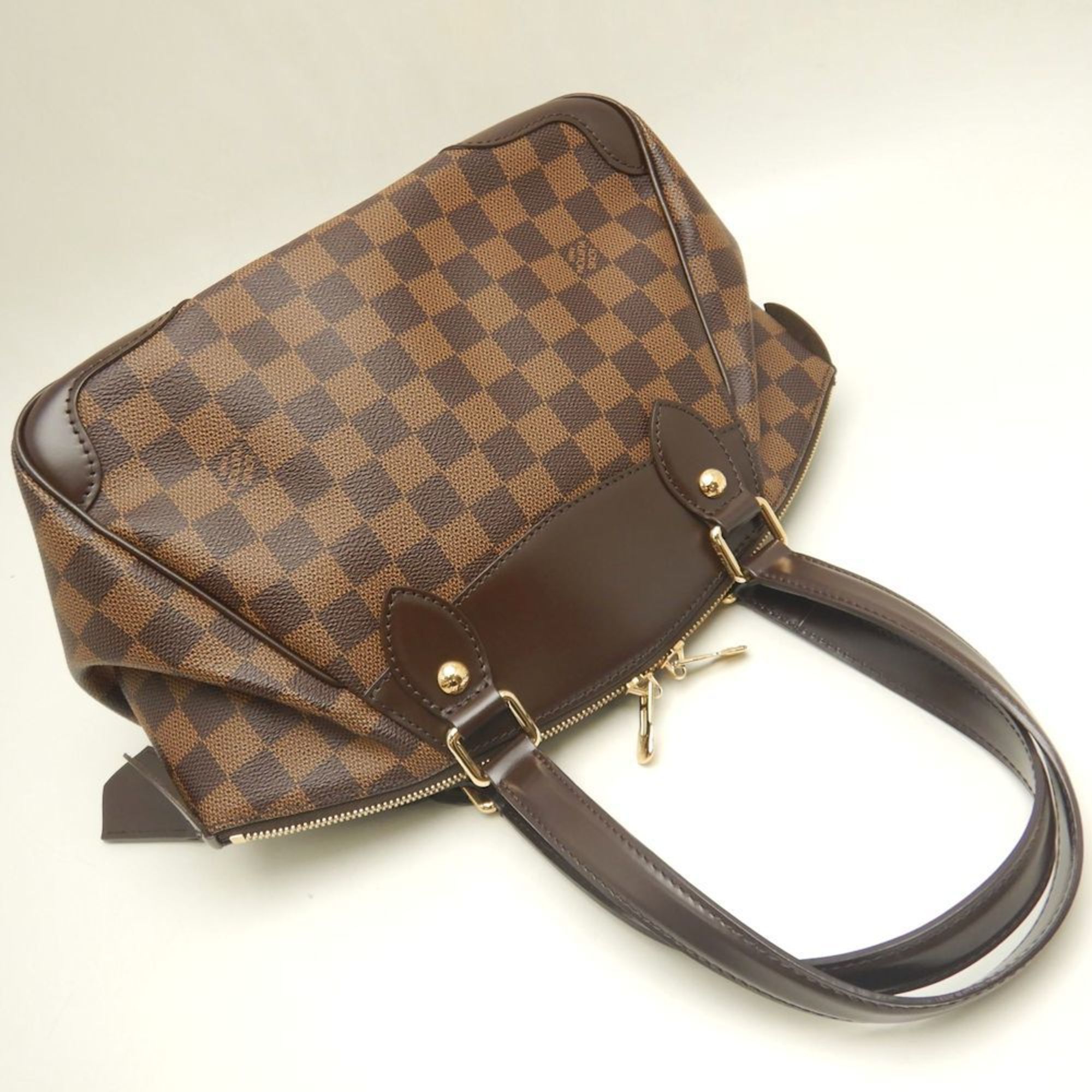 Louis Vuitton Louis Vuitton Damier Verona PM N41117 Handbag Ebene 252866 Size ONE SIZE - 3 Thumbnail