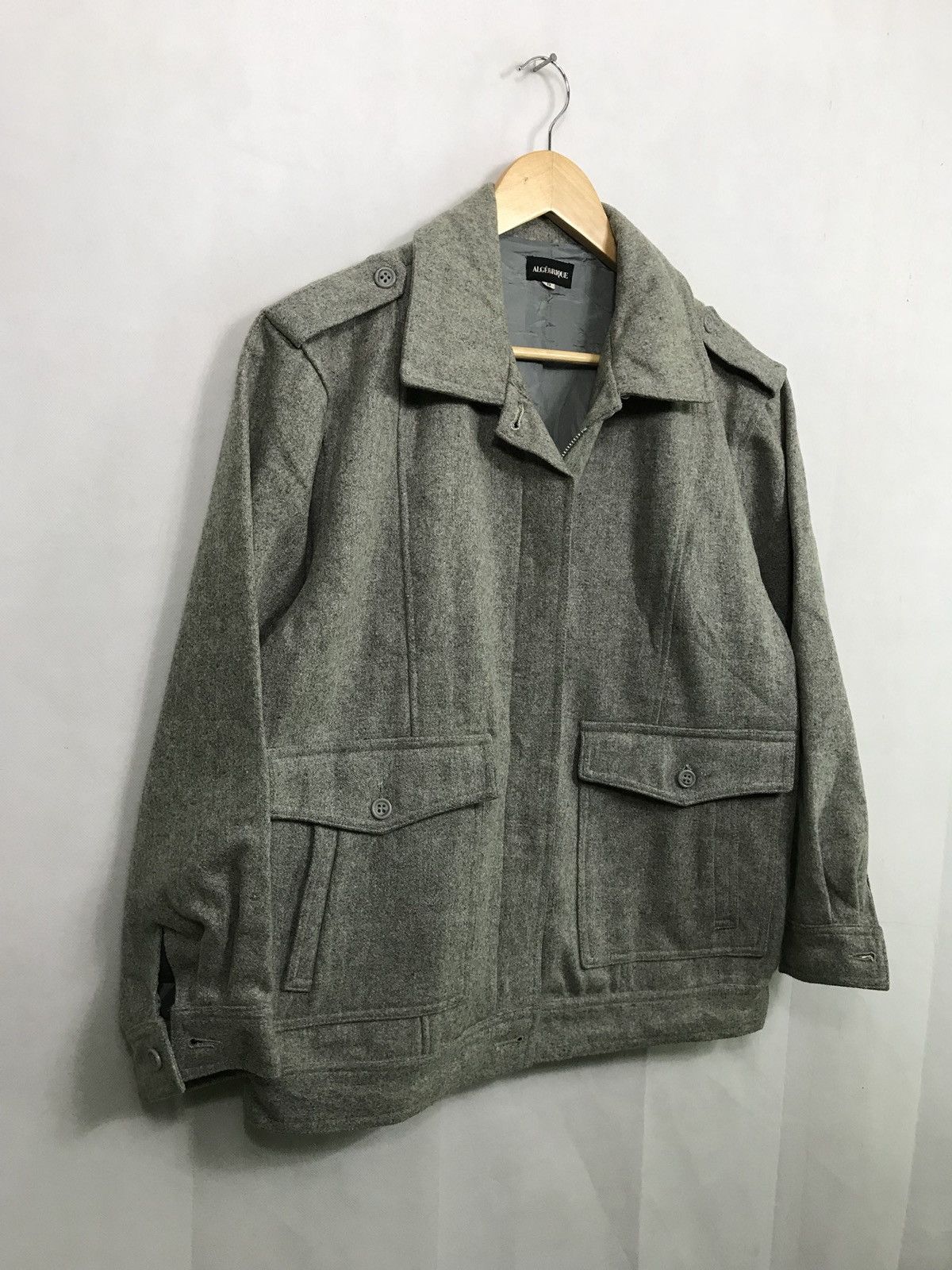 Japanese Brand Algebrique Wool Classic Jacket Size US M / EU 48-50 / 2 - 3 Thumbnail