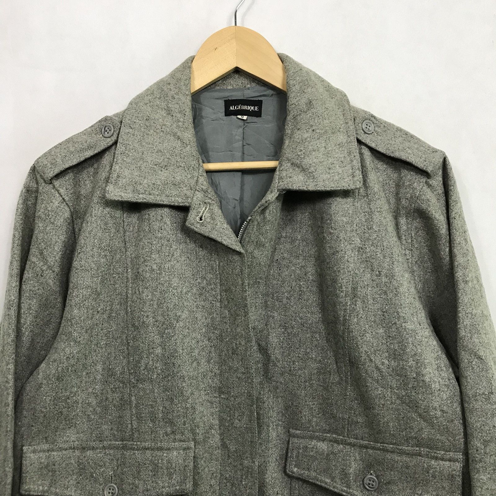 Japanese Brand Algebrique Wool Classic Jacket Size US M / EU 48-50 / 2 - 4 Thumbnail