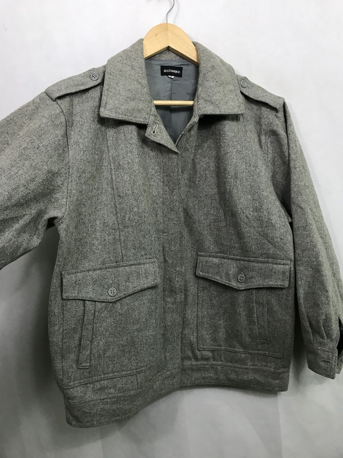 Japanese Brand Algebrique Wool Classic Jacket Size US M / EU 48-50 / 2 - 6 Thumbnail