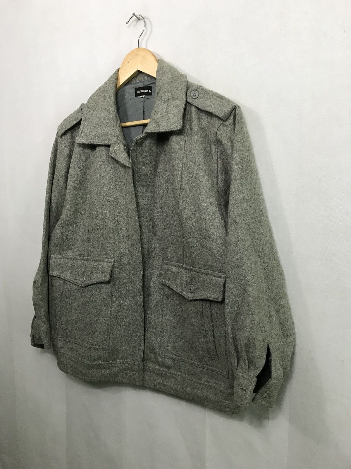 Japanese Brand Algebrique Wool Classic Jacket Size US M / EU 48-50 / 2 - 2 Thumbnail