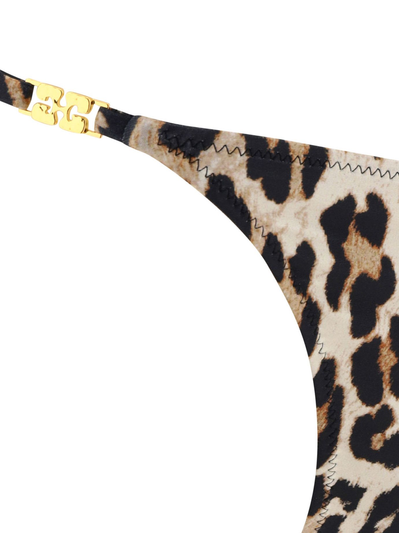 Ganni Animalier Bikini Bottom Size ONE SIZE - 4 Thumbnail