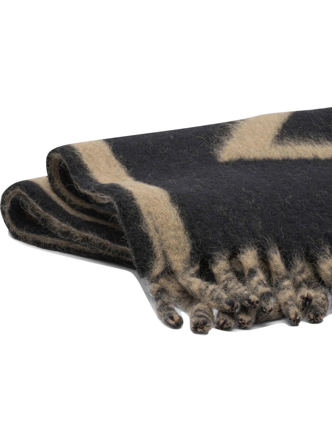 Alexander McQueen Scarf Logo Mohair 38X200 Size ONE SIZE - 2 Thumbnail