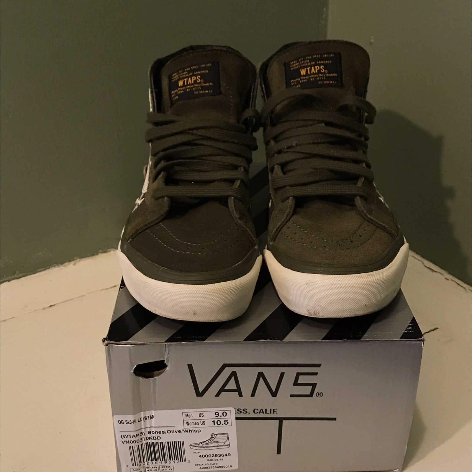 Olive Wtaps x Vans Sk8-Hi