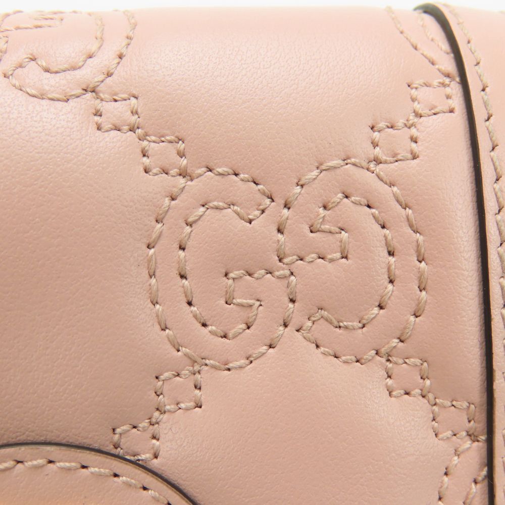 Gucci Gucci Gucci GG Matelasse Bifold Wallet Leather Short Wallet 723786 DUTY FREE for USA Size ONE SIZE - 10 Thumbnail