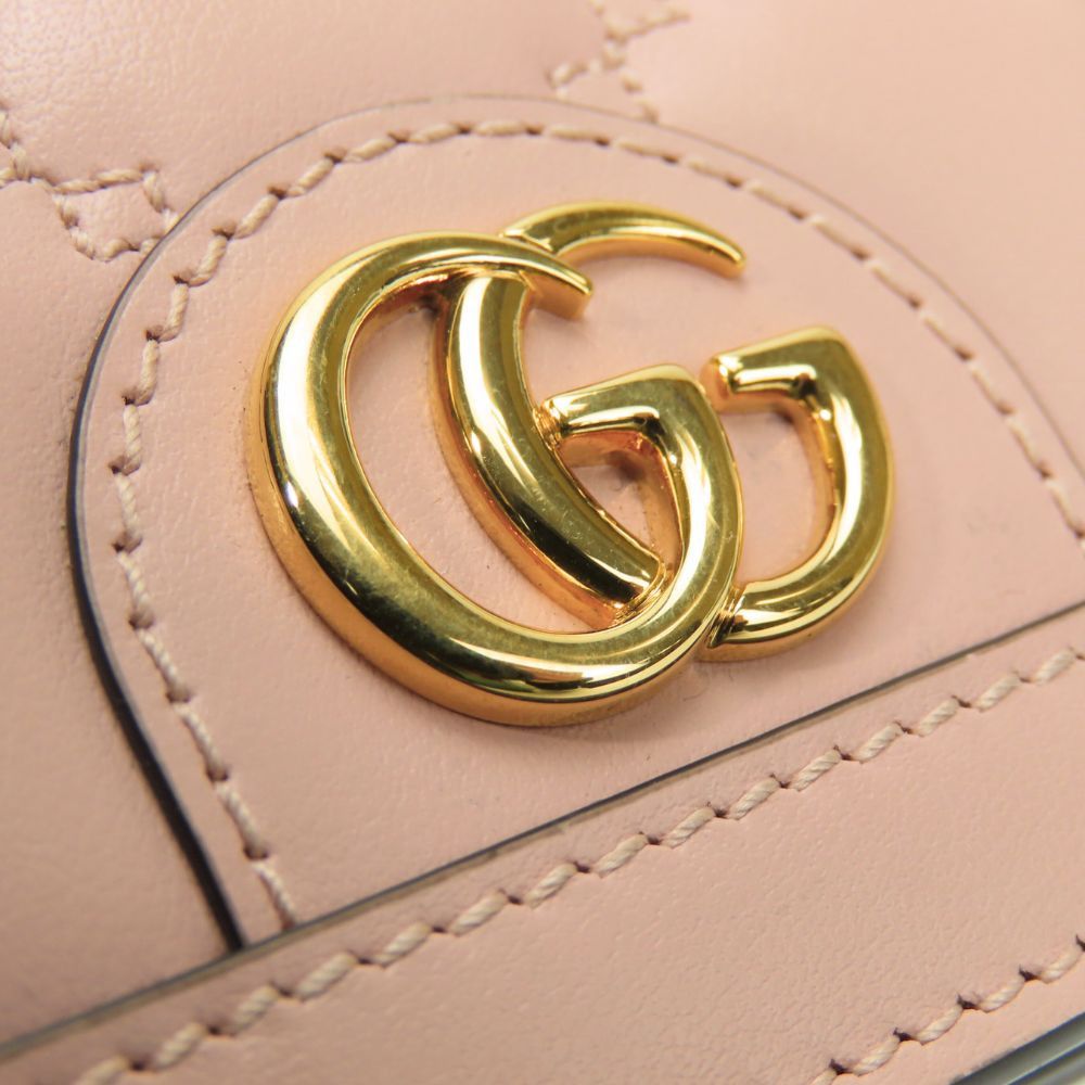 Gucci Gucci Gucci GG Matelasse Bifold Wallet Leather Short Wallet 723786 DUTY FREE for USA Size ONE SIZE - 8 Thumbnail