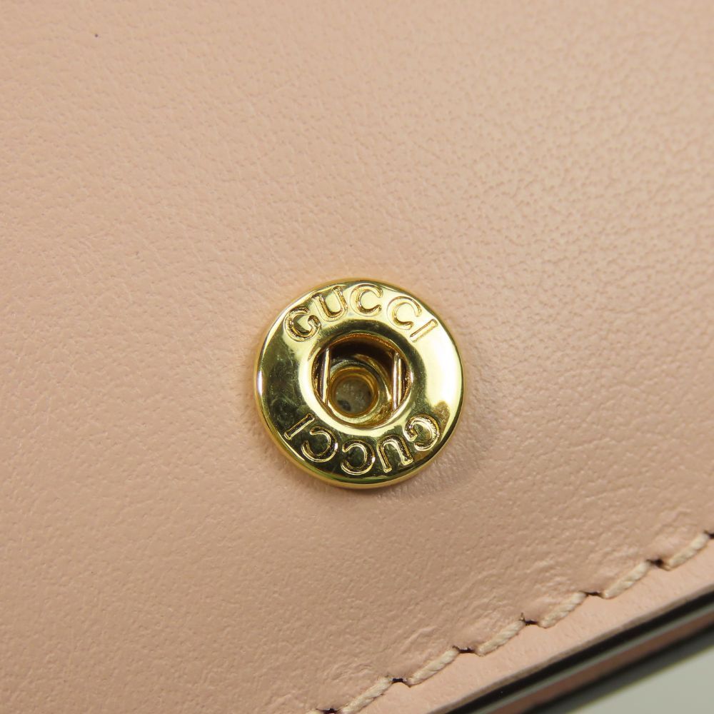 Gucci Gucci Gucci GG Matelasse Bifold Wallet Leather Short Wallet 723786 DUTY FREE for USA Size ONE SIZE - 18 Thumbnail