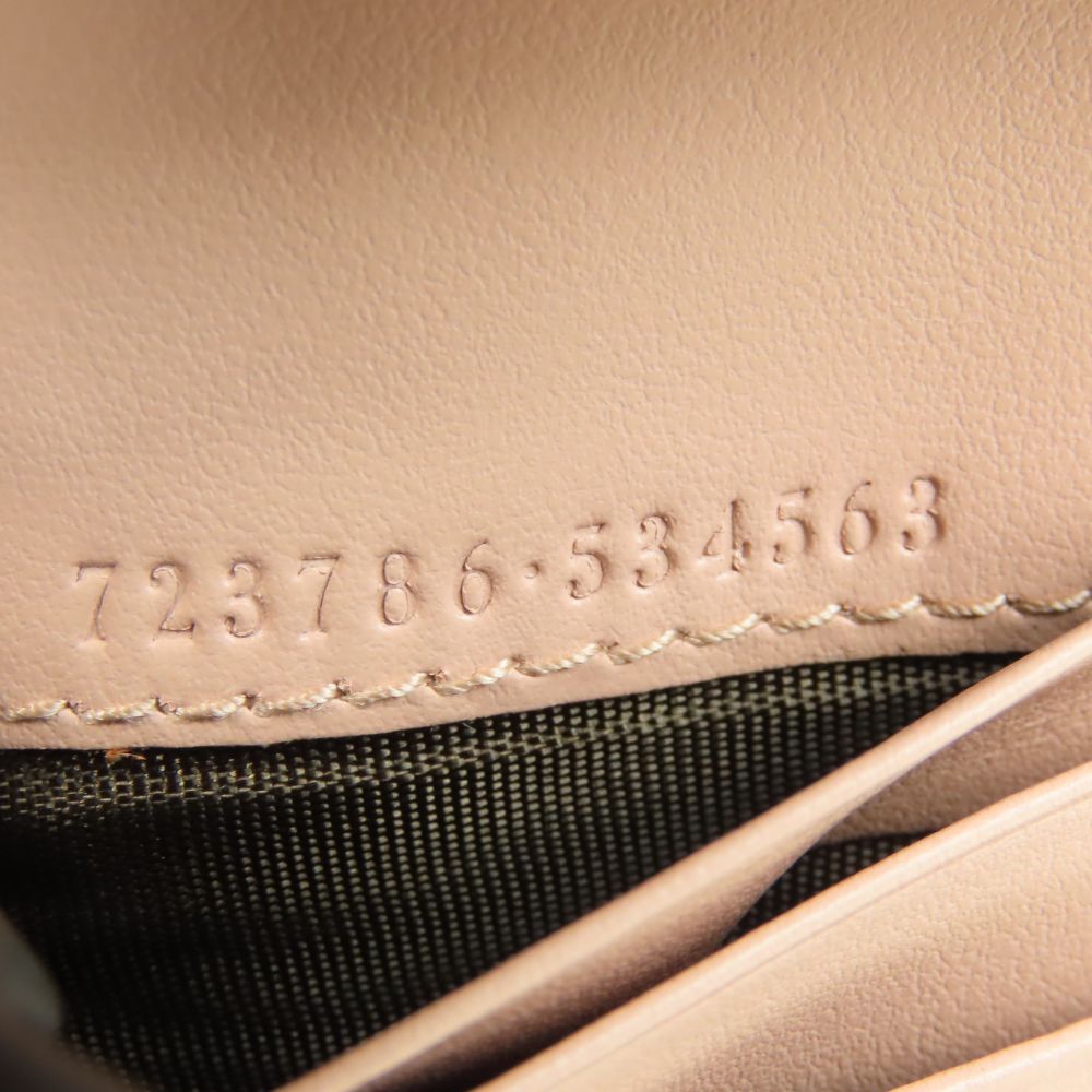 Gucci Gucci Gucci GG Matelasse Bifold Wallet Leather Short Wallet 723786 DUTY FREE for USA Size ONE SIZE - 14 Thumbnail