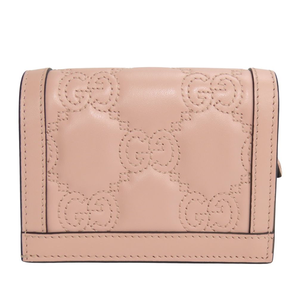 Gucci Gucci Gucci GG Matelasse Bifold Wallet Leather Short Wallet 723786 DUTY FREE for USA Size ONE SIZE - 2 Thumbnail