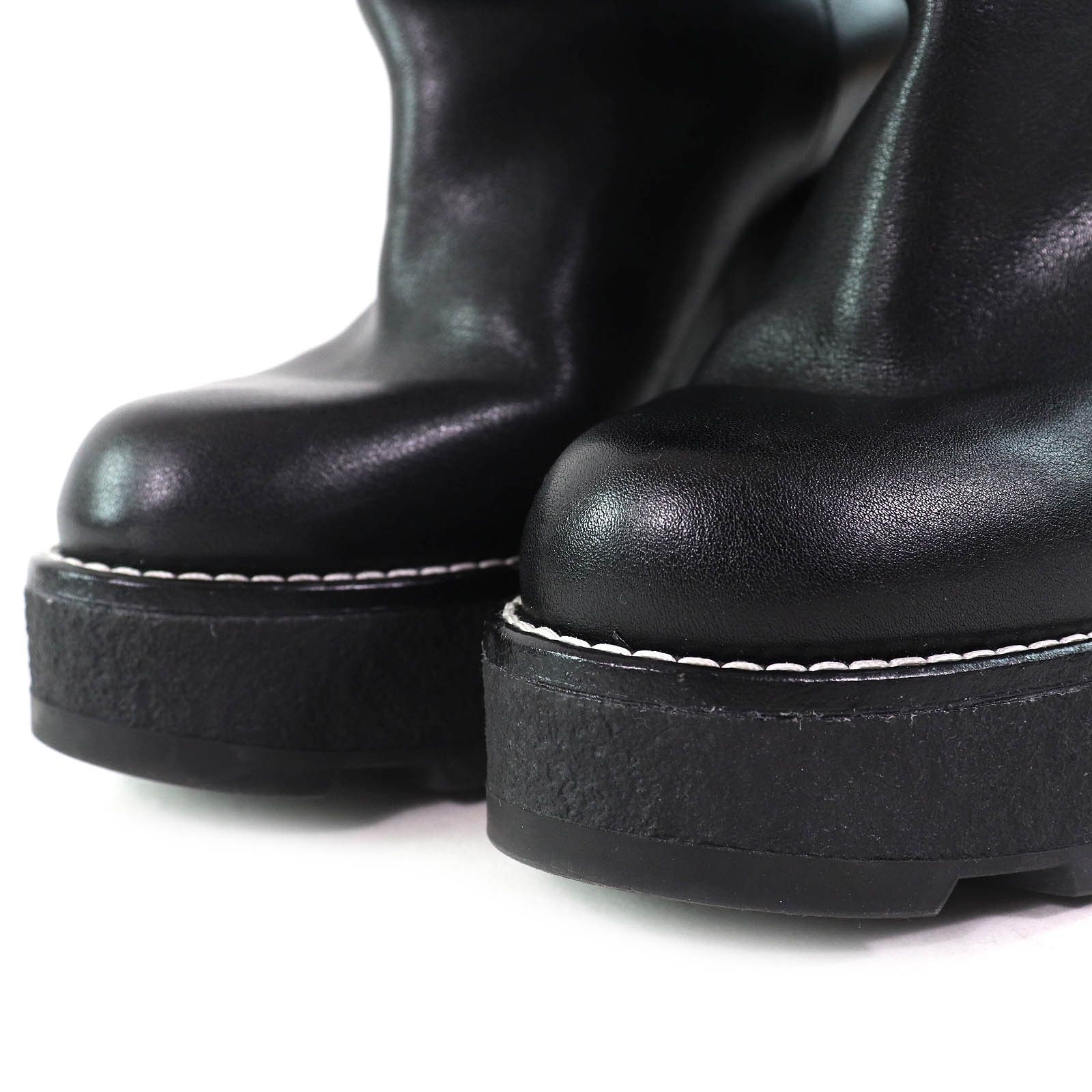 Louis Vuitton Louis Vuitton Louis Vuitton LV logo Metal Shearling Boots Leather Shoes DUTY FREE for USA Size ONE SIZE - 7 Thumbnail