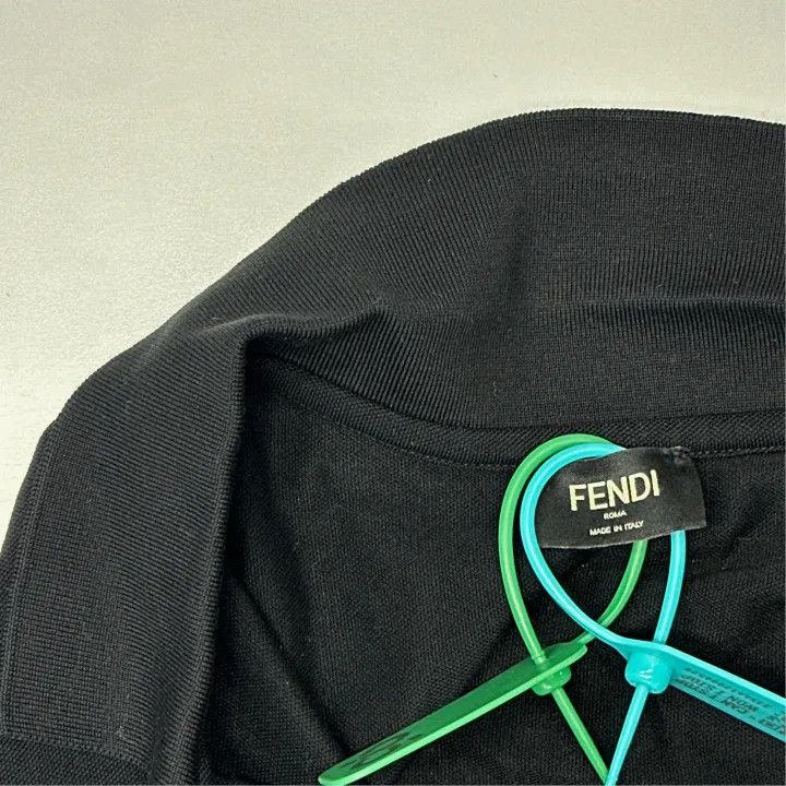 Fendi Fendi Men's Casual Black Short Sleeve Polo 0079 Size US S / EU 44-46 / 1 - 2 Thumbnail