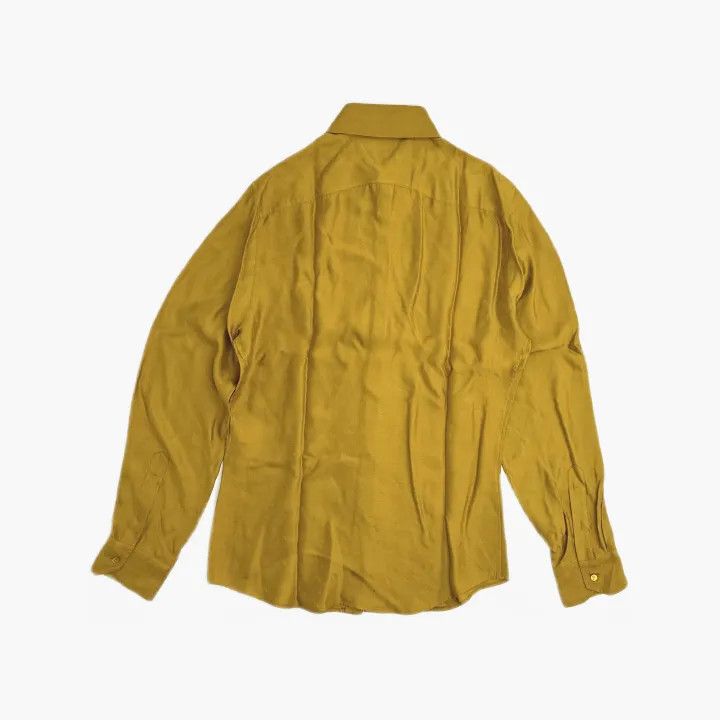 Fendi FENDI Yellow Logo Long Sleeve Shirt 0079 Size US M / EU 48-50 / 2 - 3 Thumbnail