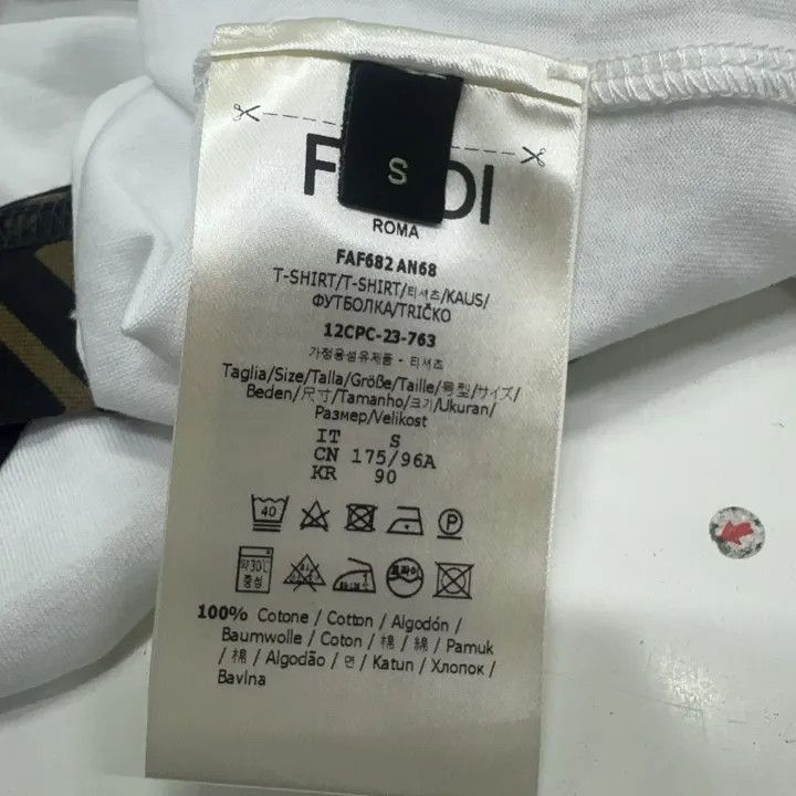 Fendi FENDI SS23 Logo Round Neck T-shirt for Men 0079 Size US S / EU 44-46 / 1 - 4 Thumbnail