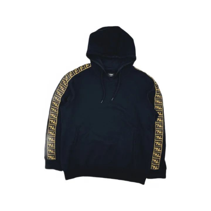 Fendi Fendi SS20 Black Logo Hoodie 0079 Size US L / EU 52-54 / 3 - 2 Thumbnail