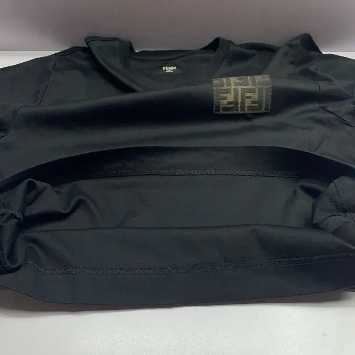 Fendi Fendi Comfortable Graphic Crewneck T-Shirt in Black 0079 Size US M / EU 48-50 / 2 - 10 Thumbnail