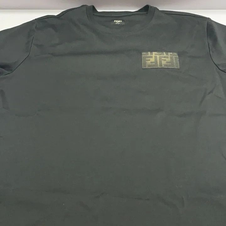 Fendi Fendi Comfortable Graphic Crewneck T-Shirt in Black 0079 Size US M / EU 48-50 / 2 - 8 Thumbnail
