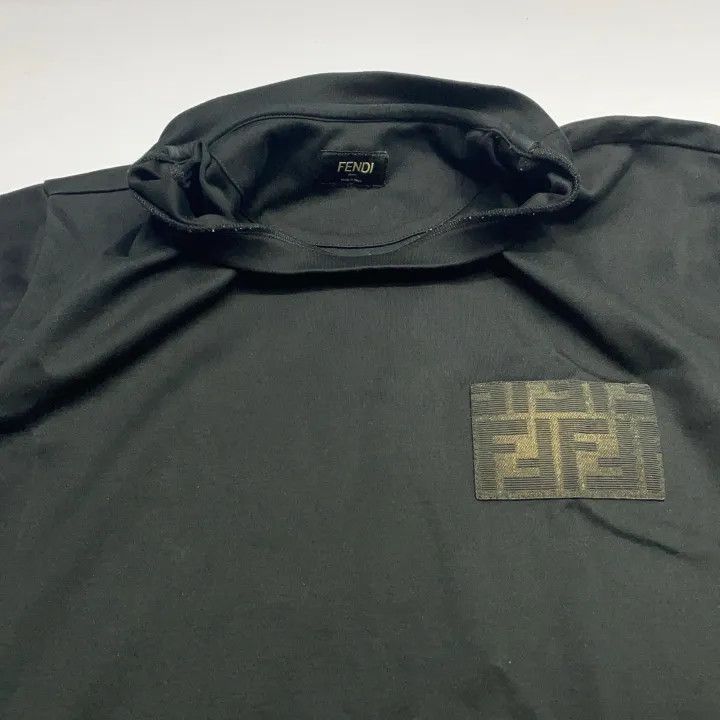 Fendi Fendi Comfortable Graphic Crewneck T-Shirt in Black 0079 Size US M / EU 48-50 / 2 - 6 Thumbnail