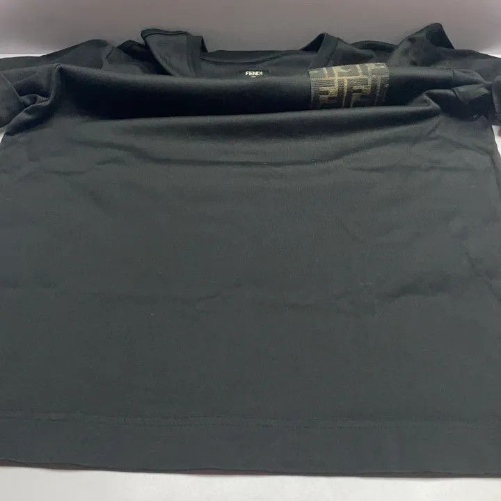 Fendi Fendi Comfortable Graphic Crewneck T-Shirt in Black 0079 Size US M / EU 48-50 / 2 - 9 Thumbnail