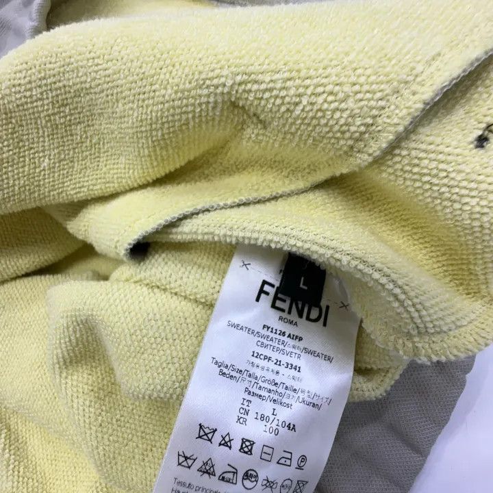 Fendi Fendi SS22 Gray Hooded Casual Sweatshirt 0079 Size US L / EU 52-54 / 3 - 4 Thumbnail