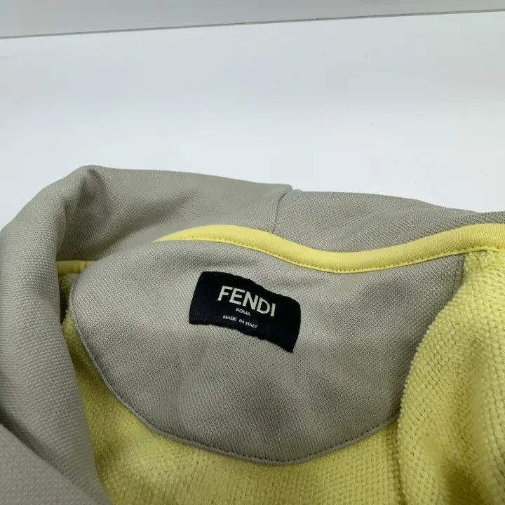 Fendi Fendi SS22 Gray Hooded Casual Sweatshirt 0079 Size US L / EU 52-54 / 3 - 5 Thumbnail